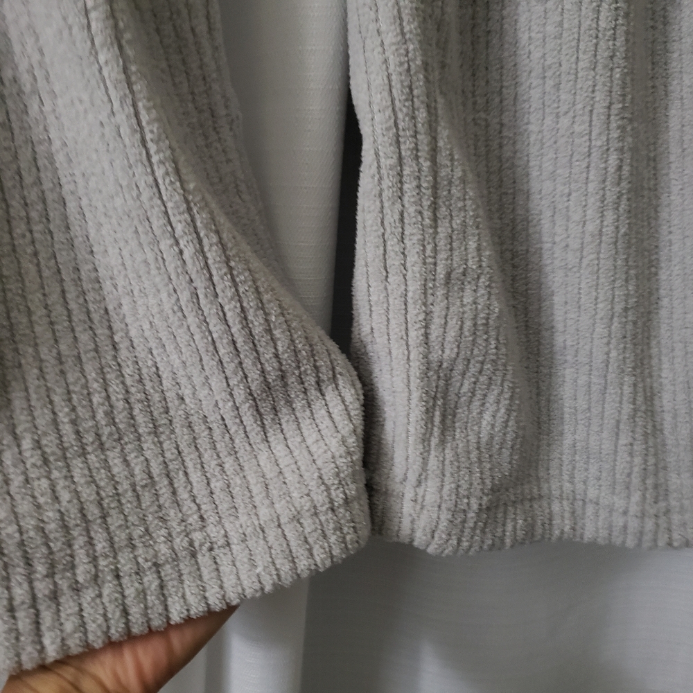 Large Life Rocks Light Gray Ribbed Sleep Pants - Picture 3 of 8